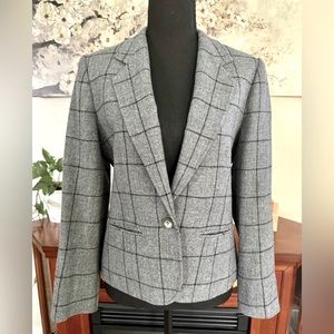Vintage Pendleton Woolen Mills Dusty Blue Grey Women's Blazer Jacket  Size Small